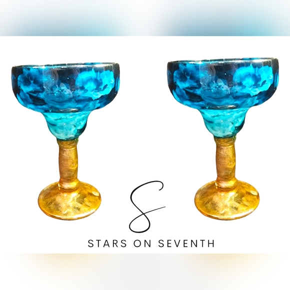 (2)Beach Inspired ⛱️/Magarita Glass Set - Picture 3 of 3